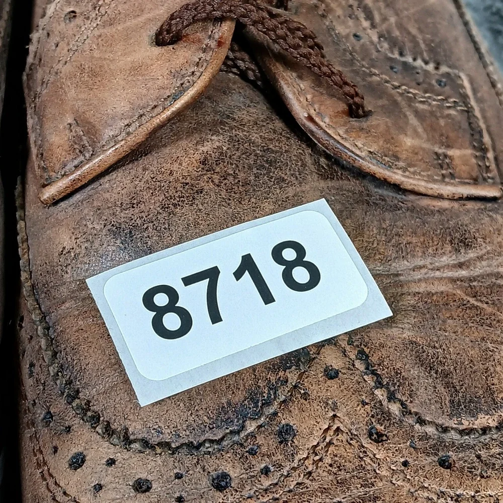 Polo Ralph Lauren Moseley Shoes Mens 10.5D Brown Leather Oxford Dress - Picture 9 of 9